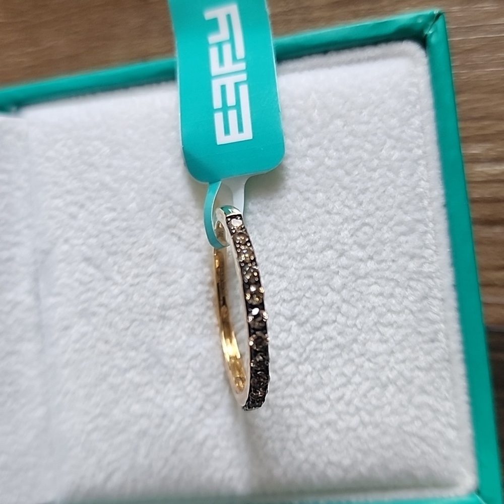 Effy Gold espresso diamond band